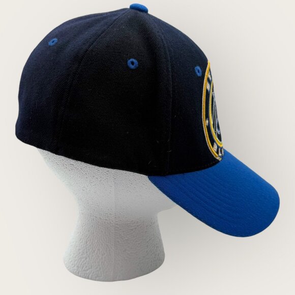 St. Louis Blues Hockey Embroidered Cap Blue Hat Size M-L - Picture 4 of 7